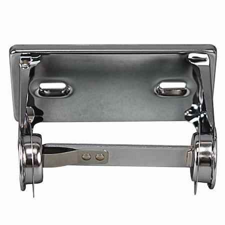 Impact Products Single Roll Toilet Tissue Dispenser, 6.5 x 4.5 x 2.75, Chrome, PK12 IMP 2500